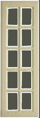 Glazed Georgian kitchen door 10 panel