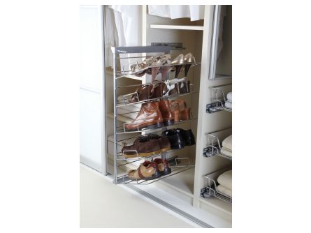 Pull-Out 5 Tier Shoe Rack