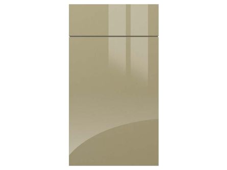 gravity gloss metallic beige kitchen door