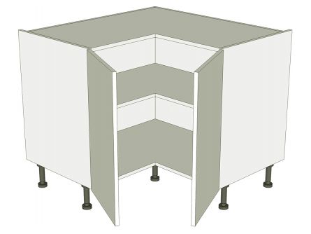 Corner kitchen base unit 'L' shape - 2 separate doors