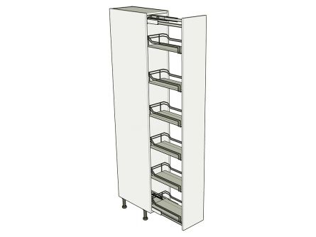 Tall storage unit for pull out larders 2150mm high