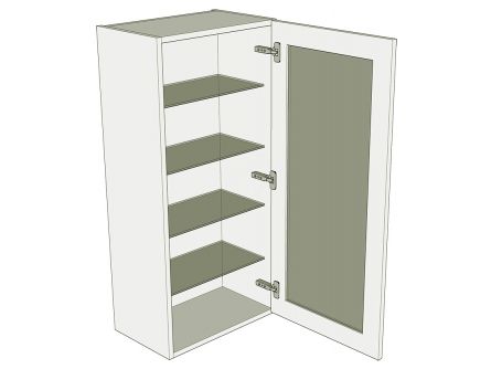 1065mm Low glazed dresser unit - no drawer
