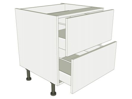 2 drawer low level drawer pack carcass
