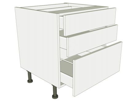 3 drawer low level drawer pack carcass