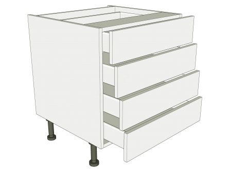 4 drawer low level drawer pack carcass