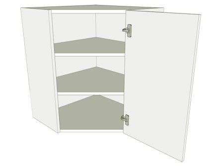 Diagonal Corner Kitchen Wall Unit - Medium