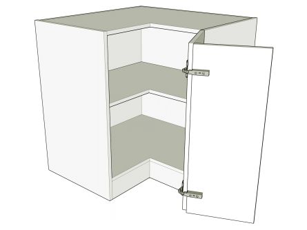Corner L standard height bedroom unit for bi-fold doors