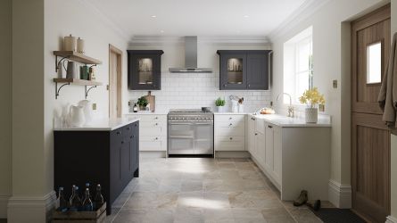 Belsay Dove Grey and Graphite Kitchen