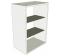 Peninsula Glazed Single Kitchen Wall Unit - Medium - shown 'as supplied' without doors/drawer fronts