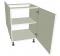 Peninsula Highline Kitchen Base Unit - Single - shown with doors/drawer fronts