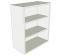 Tall (900mm high) Single Kitchen Wall Unit - shown 'as supplied' without doors/drawer fronts