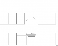 Example kitchen elevation drawing