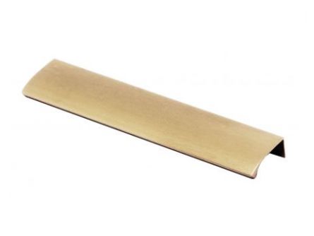 Brushed Brass Edge Straight Handle 20mm