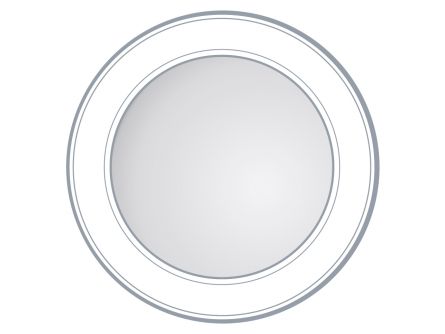 Round profiled edge mirror