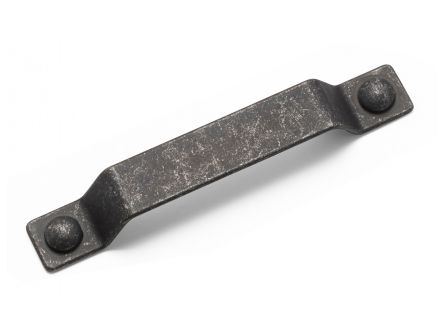 Essen strap handle in a dark pewter finish