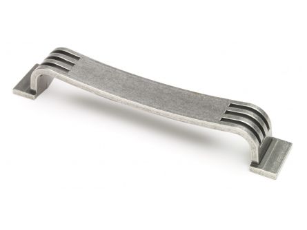 Bowed Cromwell 'D' Handle - Pewter Finish