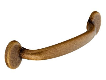 Antiqued Brass 'D' Handle - 96mm