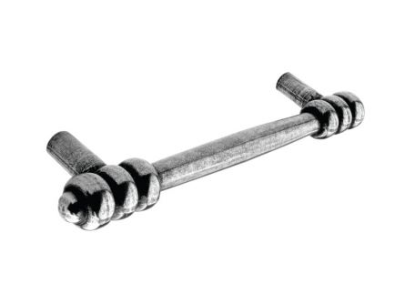 128mm Bar Handle - Solid Pewter