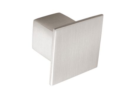 Stainless Steel Square Knob - 36mm