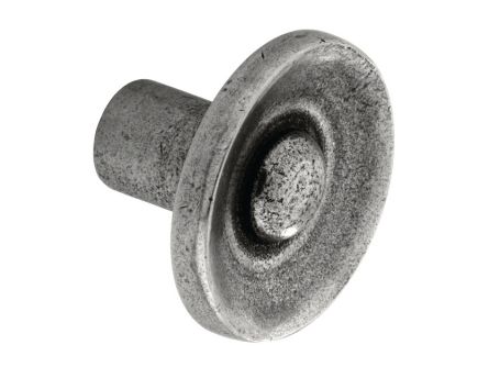 Solid Pewter Knob - 37mm
