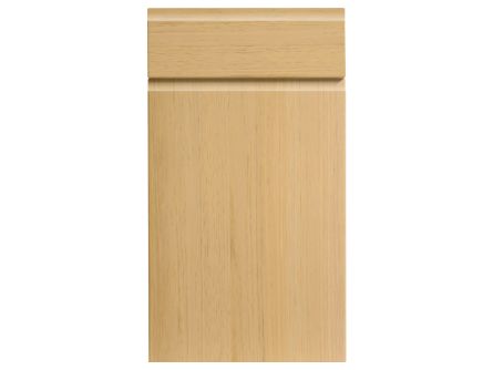 Bella Knebworth design handleless replacement kitchen doors in avola flint grey finish.