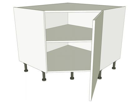 Corner Kitchen Base Units Diagonal - shown with doors/drawer fronts