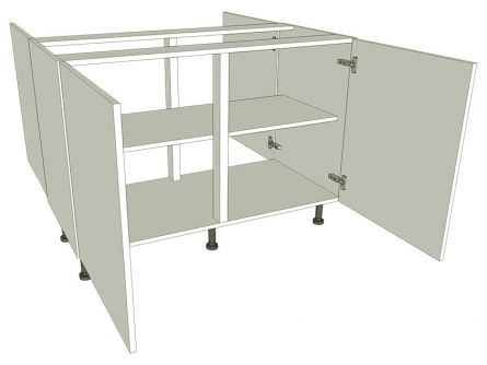 Peninsula Highline Kitchen Base Unit - Double - shown with doors/drawer fronts