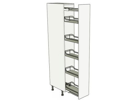Med. Storage Pull Out Larder 1970h - shown with doors/drawer fronts