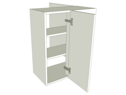 Peninsula Variable Corner Kitchen Wall Unit Tall - shown with doors/drawer fronts