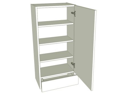 Low Solid Door Dresser - Single - shown with doors/drawer fronts