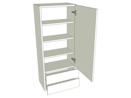 Medium Solid Door Dresser - Single - shown with doors/drawer fronts