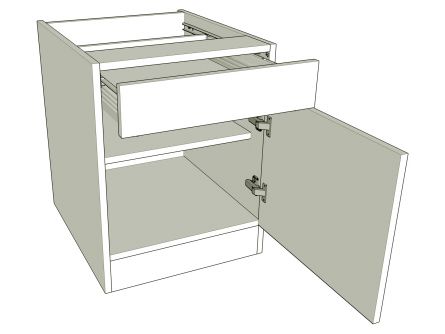 Medium bedside unit - drawerline bedside cabinet