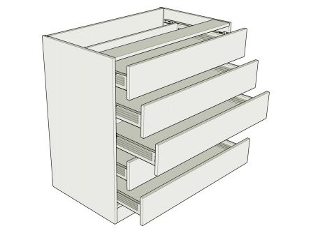 5 drawer tallboy bedroom unit - 1000mm high