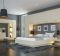 Bella Euroline style bedroom in Oakgrain Cashmere