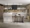 Cambridge style kitchen in Matt Pebble & Halifax White Oak finish.