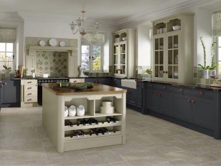 Tullymore style kitchen -  Matt Mussel & Graphite