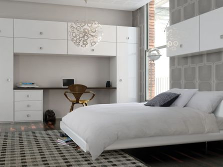 Zurfiz bedroom in ultragloss white