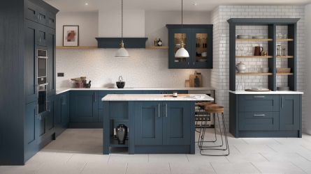 Milbourne Hartforth Blue kitchen