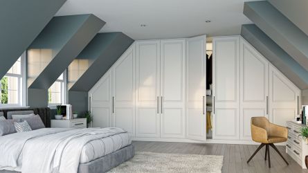 Bella Palermo bedroom in Supermatt Light Grey