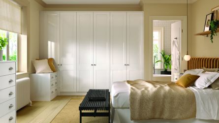 Bella Richmond style bedrooms in a High Gloss White finish.