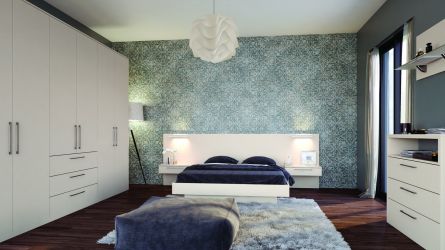 Zurfiz bedroom in Supermatt Cashmere