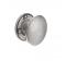Solid Pewter Knob with Backplate - 45mm
