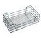 Single Square Chrome Wire Baskets for Pantry