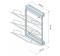 3 Tier Pullout Shoe Rack - Specifications
