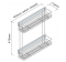 150mm Pull Out Shelves - dimensions
