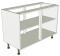 Peninsula Highline Kitchen Base Unit - Double - shown 'as supplied' without doors/drawer fronts