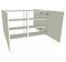 Peninsula Kitchen Wall Unit Medium Double - shown with doors/drawer fronts