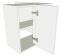 Peninsula Variable Corner Kitchen Wall Unit Low - shown with doors/drawer fronts