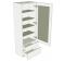 Tall Glazed Dresser Unit - C - shown with doors/drawer fronts