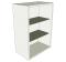 Glazed Single Kitchen Wall Unit - Tall (900mm high) - shown 'as supplied' without doors/drawer fronts